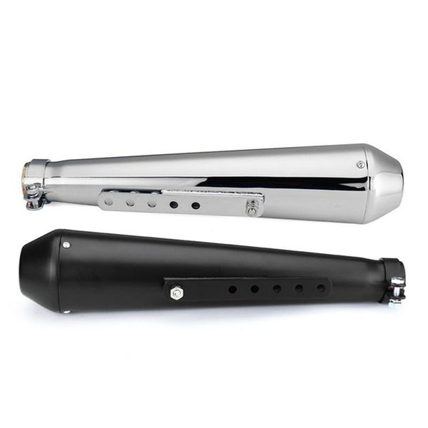 motorcycle cafe racer exhaust pipe with sliding bracket matte black silver universal system
motorcycle cafe racer exhaust pipe with sliding bracket matte black silver universal system