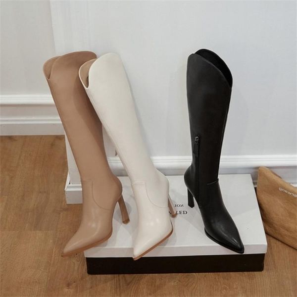 boots apricot women's slim high heels autumn winter 2021 pointed leather tube western cowboy plush fashion long, Black
boots apricot women's slim high heels autumn winter 2021 pointed leather tube western cowboy plush fashion long, Black