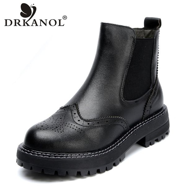 drkanol handmade women boots vintage genuine leather flat ankle ladies autumn winter bullock casual platform 211104, Black
drkanol handmade women boots vintage genuine leather flat ankle ladies autumn winter bullock casual platform 211104, Black