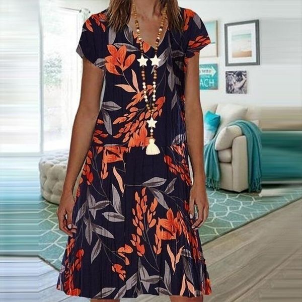 plus size fashion loose women dresses casual leaf printing floral print short sleeves v neck summer dress, Black;gray
plus size fashion loose women dresses casual leaf printing floral print short sleeves v neck summer dress, Black;gray