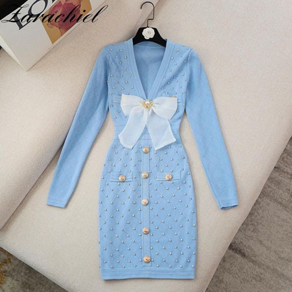 casual dresses women sweet knitted mini dress elegant diamonds v neck long sleeve big bow party night streetwear golden buttons pencil vesti, Black;gray
casual dresses women sweet knitted mini dress elegant diamonds v neck long sleeve big bow party night streetwear golden buttons pencil vesti, Black;gray