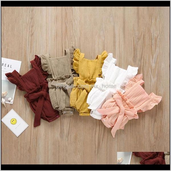 jumpsuitsrompers clothing baby maternity drop delivery 2021 baby solid rompers cotton flying sleeve single breasted strap ruffle jumpsuit ki, Blue
jumpsuitsrompers clothing baby maternity drop delivery 2021 baby solid rompers cotton flying sleeve single breasted strap ruffle jumpsuit ki, Blue