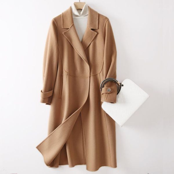 women's wool & blends shuchan patchwork women coats and jackets winter office lady long polyester covered button wide-waisted, Black
women's wool & blends shuchan patchwork women coats and jackets winter office lady long polyester covered button wide-waisted, Black