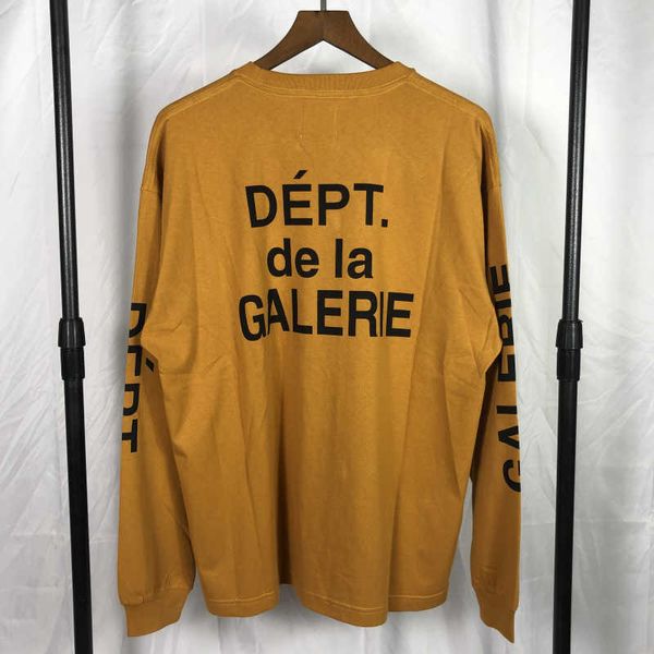 early autumn gallery dept letter print basic style oversize men's and women's thin long sleeve t-shirtpsoz, White;black
early autumn gallery dept letter print basic style oversize men's and women's thin long sleeve t-shirtpsoz, White;black
