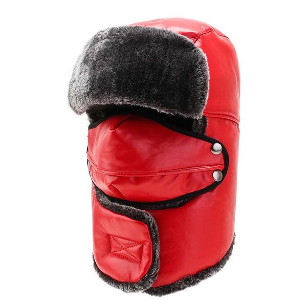 berets winter women men bomber hats fashion warm russian trapper hat thermal trooper earflap snowproof ski cap with mask, Blue;gray
berets winter women men bomber hats fashion warm russian trapper hat thermal trooper earflap snowproof ski cap with mask, Blue;gray