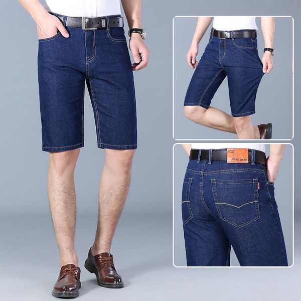 men's jeans denim shorts sports cool and breathable summer loose straight cropped trousers five-point pants men, Blue
men's jeans denim shorts sports cool and breathable summer loose straight cropped trousers five-point pants men, Blue