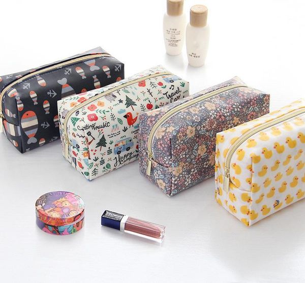 pc cartoon cosmetic bag fish duck pattern women make up travel floral organizer for toiletry neceser bags & cases
pc cartoon cosmetic bag fish duck pattern women make up travel floral organizer for toiletry neceser bags & cases