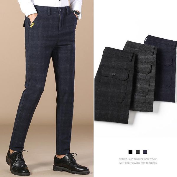 luren classic men's black blue gray casual pants 2021 business fashion slim fit cotton stretch trousers male brand clothing
luren classic men's black blue gray casual pants 2021 business fashion slim fit cotton stretch trousers male brand clothing