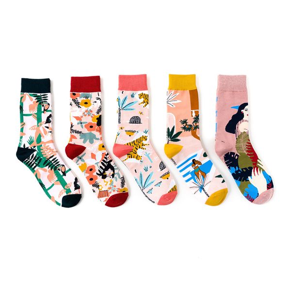 women's sorks hosiery jizhi trend sos children's street fashion cotton art decor personality middle leg thi female, Black;white
women's sorks hosiery jizhi trend sos children's street fashion cotton art decor personality middle leg thi female, Black;white