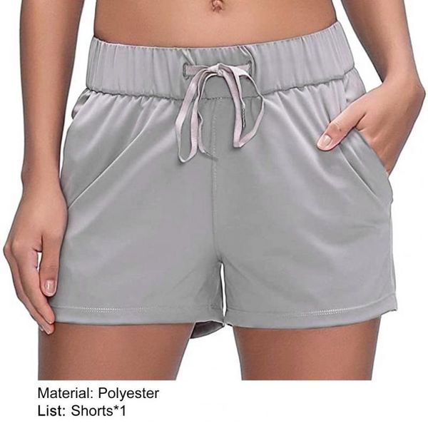 women's shorts ele-choices women summer high waist lounge with pockets solid color elastic casual lady for daily, White;black
women's shorts ele-choices women summer high waist lounge with pockets solid color elastic casual lady for daily, White;black