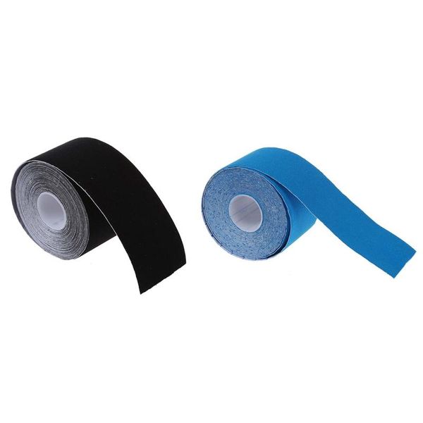 accessories 2 roll sports kinesiology muscles care fitness athletic health tape 5m x 5cm - blue & black
accessories 2 roll sports kinesiology muscles care fitness athletic health tape 5m x 5cm - blue & black