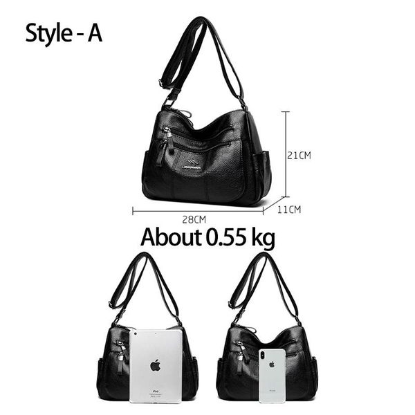 women's synthetic leather bracelet, designer's multi zipper, fashionable solid color cross handbag, shoulder bags
women's synthetic leather bracelet, designer's multi zipper, fashionable solid color cross handbag, shoulder bags