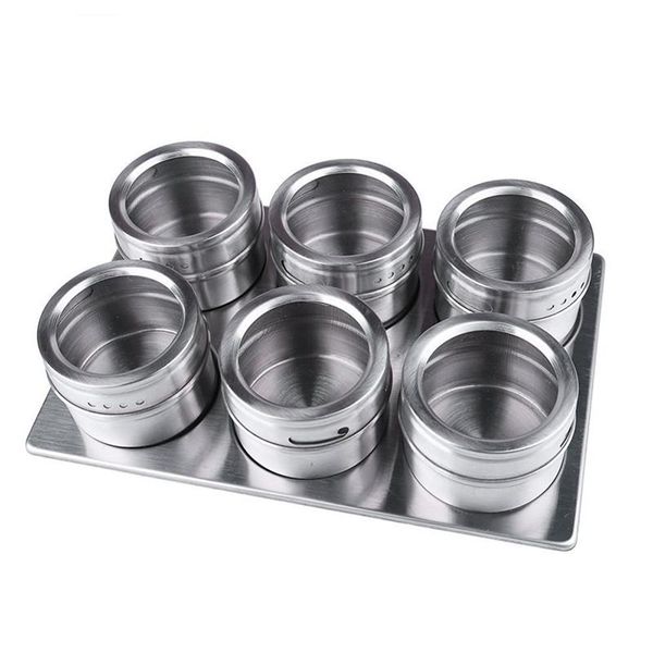 storage bottles & jars 6 pieces magnetic stainless steel cruet spice jar set salt and pepper shakers seasonings containers condiments box
storage bottles & jars 6 pieces magnetic stainless steel cruet spice jar set salt and pepper shakers seasonings containers condiments box