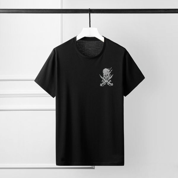 tee shirt shirt 100% cotton luxury skull crystal diamond short sleeve round collar man t-shirts party nightclub t-shirt men, White;black
tee shirt shirt 100% cotton luxury skull crystal diamond short sleeve round collar man t-shirts party nightclub t-shirt men, White;black