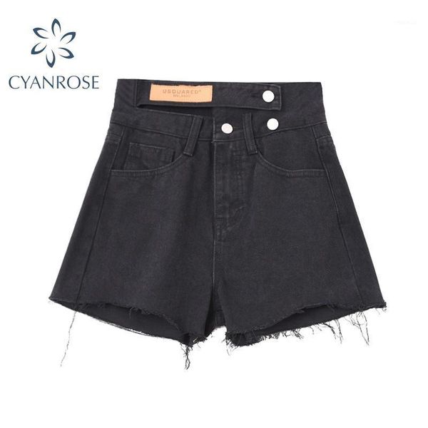 women's shorts summer 2021 women jeans korean button high waist design vintage loose wide leg denim fashion streetwear female, White;black
women's shorts summer 2021 women jeans korean button high waist design vintage loose wide leg denim fashion streetwear female, White;black