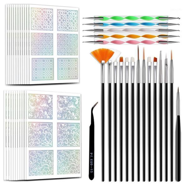 nail brushes set with dotting pens stickers pick up tweezers art diy tool kit for beginners1
nail brushes set with dotting pens stickers pick up tweezers art diy tool kit for beginners1