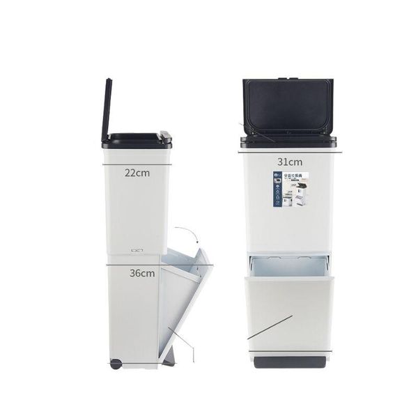 waste bins double layers kitchen garbage compost trash storage recycle can holder poubelle bd70lz
waste bins double layers kitchen garbage compost trash storage recycle can holder poubelle bd70lz