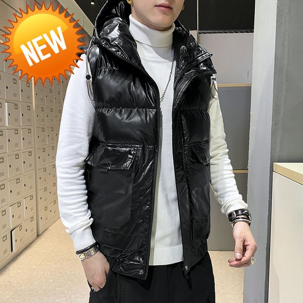 autumn and winter men's vest windbreaker 2021 new 90% down jacket parka for waterproof clothing outerwear, Black
autumn and winter men's vest windbreaker 2021 new 90% down jacket parka for waterproof clothing outerwear, Black