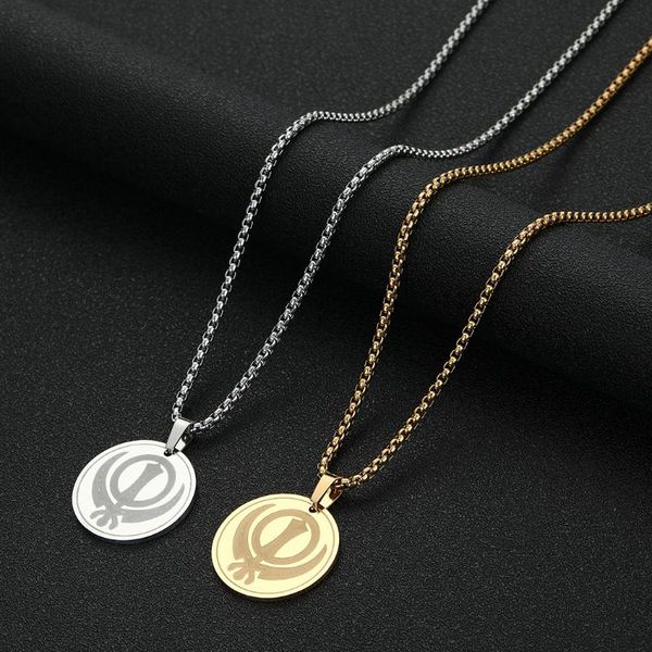 pendant necklaces nedar sikhism sikh khanda necklace men women clavicle chain charm personality religion gift stainless steel jewelry, Silver
pendant necklaces nedar sikhism sikh khanda necklace men women clavicle chain charm personality religion gift stainless steel jewelry, Silver