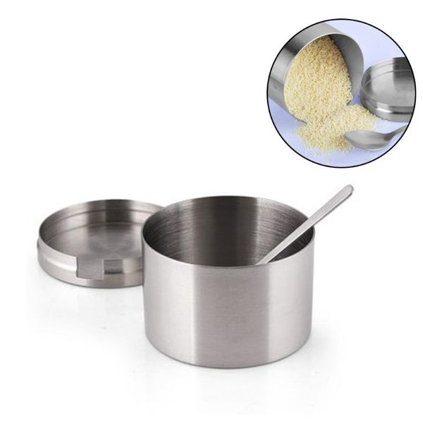 stainless steel kitchen storage jar spices seasoning salt sugar sealed with spoon oatmeal coffee powder bottles & jars
stainless steel kitchen storage jar spices seasoning salt sugar sealed with spoon oatmeal coffee powder bottles & jars