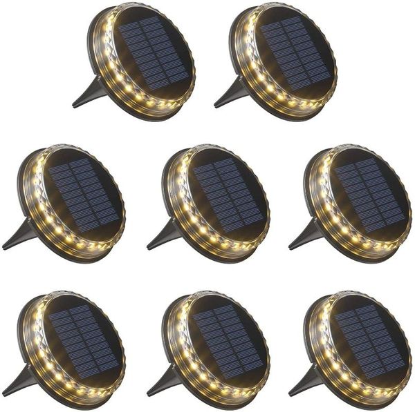 solar lamps 1/4/8pcs powered disk lights 17led pathway outdoor waterproof garden landscape lighting for yard deck patio
solar lamps 1/4/8pcs powered disk lights 17led pathway outdoor waterproof garden landscape lighting for yard deck patio