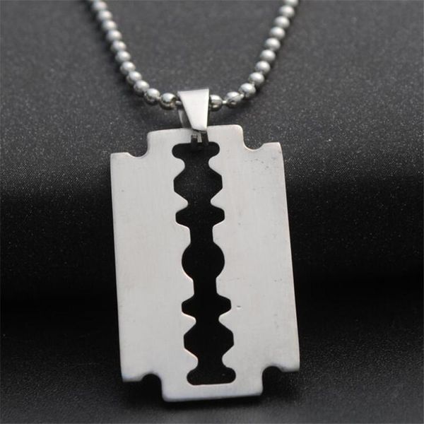 european and american men stainless steel pendant necklace unique design silver color blade hip hop disco male jewelry necklaces
european and american men stainless steel pendant necklace unique design silver color blade hip hop disco male jewelry necklaces