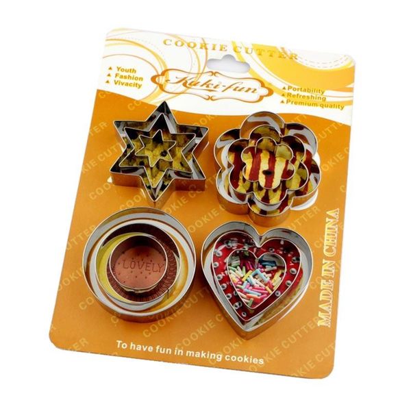 baking moulds 12pcs christmas cookie cutter set stainless steel confectionery hexagonal star plum blossom round heart shape tool
baking moulds 12pcs christmas cookie cutter set stainless steel confectionery hexagonal star plum blossom round heart shape tool