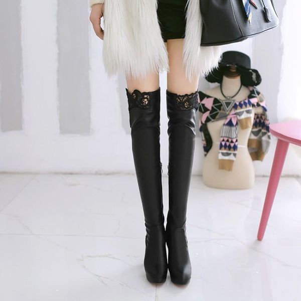 boots oversized 11 12 thigh high knee over the women ladies boots shoes woman winter, Black
boots oversized 11 12 thigh high knee over the women ladies boots shoes woman winter, Black