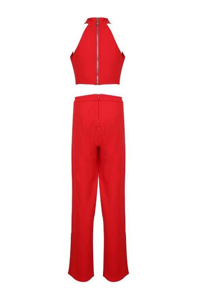women's suits & blazers women fashion clothing set ladies 2 pieces lace crop + flare pants bell-bottom trousers, White;black
women's suits & blazers women fashion clothing set ladies 2 pieces lace crop + flare pants bell-bottom trousers, White;black