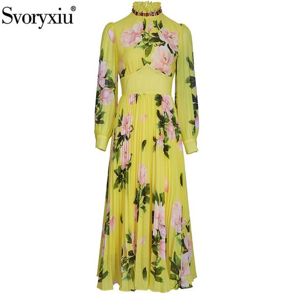 svoryxiu 2021 runway fashion summer party dress women's beaded stand collar lantern sleeve flower print yellow dresses casual, Black;gray
svoryxiu 2021 runway fashion summer party dress women's beaded stand collar lantern sleeve flower print yellow dresses casual, Black;gray