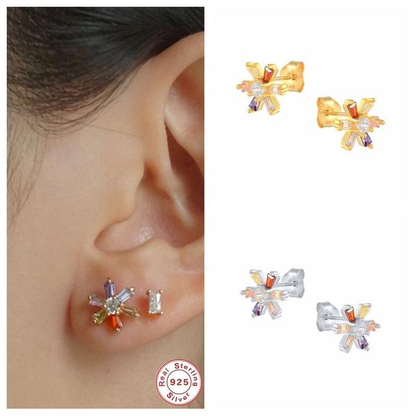 sterling silver stud earring rainbow sun flower cartilage for men women colorful zircon pendientes gothic jewelry, Golden;silver
sterling silver stud earring rainbow sun flower cartilage for men women colorful zircon pendientes gothic jewelry, Golden;silver