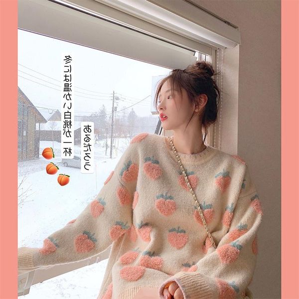 women's vests autumn and winter 2021 korean loose dress with lazy style pullover pink sweater for women, Black;white
women's vests autumn and winter 2021 korean loose dress with lazy style pullover pink sweater for women, Black;white