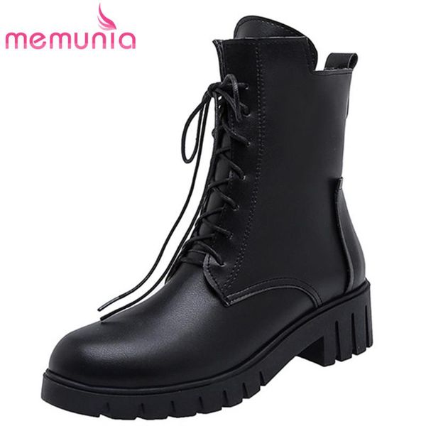 boots memunia 2021 arrival women ankle lace up autumn winter casual shoes woman solid colors low heels platform, Black
boots memunia 2021 arrival women ankle lace up autumn winter casual shoes woman solid colors low heels platform, Black
