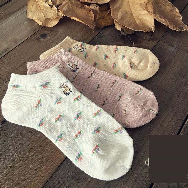 a0xb piffe rabbit series small boat and floral cotton women's mesh shallow mouth breathable boat women's socks cotton hosiery sock, Black;white
a0xb piffe rabbit series small boat and floral cotton women's mesh shallow mouth breathable boat women's socks cotton hosiery sock, Black;white