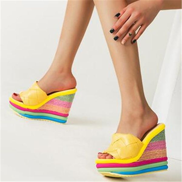 women's wedge rome style slipper summer high heels slides fashion slanted heel fish mouth straw thick bottom casual shoes 34-43 slipper, Black
women's wedge rome style slipper summer high heels slides fashion slanted heel fish mouth straw thick bottom casual shoes 34-43 slipper, Black
