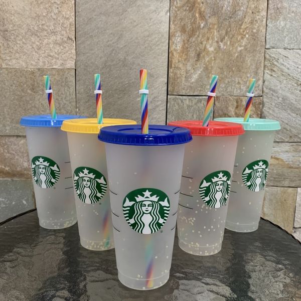 starbucks plastic cups grade fine color changing tumblers rainbow straws high transparency drink ware and coffee flat bottom pillar shape li
starbucks plastic cups grade fine color changing tumblers rainbow straws high transparency drink ware and coffee flat bottom pillar shape li
