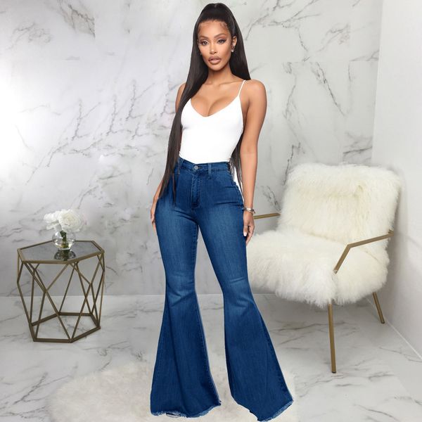 women's jeans female fashion solid color high waist thin bell-bottoms burned jeans woman elasticity long leg brim pants yyaw, Blue
women's jeans female fashion solid color high waist thin bell-bottoms burned jeans woman elasticity long leg brim pants yyaw, Blue