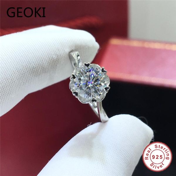 cluster rings geoki 925 sterling silver passed diamond test 1 ct perfect cut d color vvs1 moissanite prong heart ring luxury wedding jewelry, Golden;silver
cluster rings geoki 925 sterling silver passed diamond test 1 ct perfect cut d color vvs1 moissanite prong heart ring luxury wedding jewelry, Golden;silver