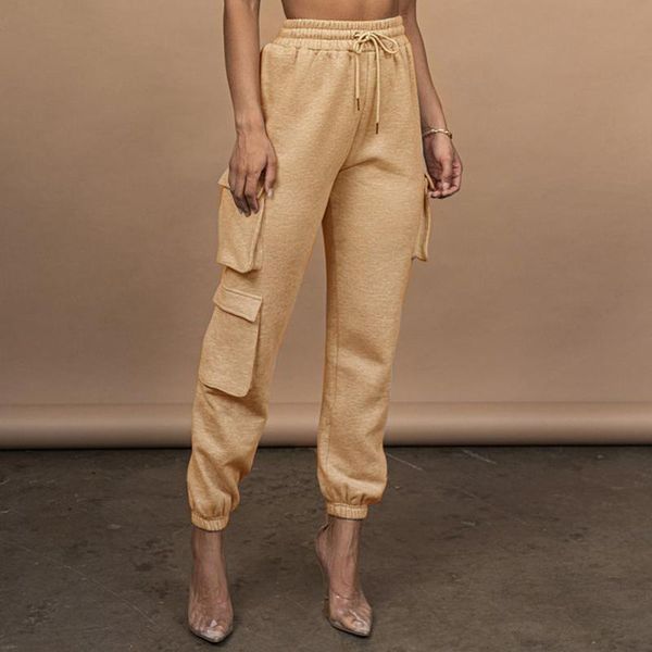 fashion women solid colors high-waisted multiple pockets sweatpants fitting sports pants joggers trousers pantalones mujer#35 women's &, Black;white
fashion women solid colors high-waisted multiple pockets sweatpants fitting sports pants joggers trousers pantalones mujer#35 women's &, Black;white
