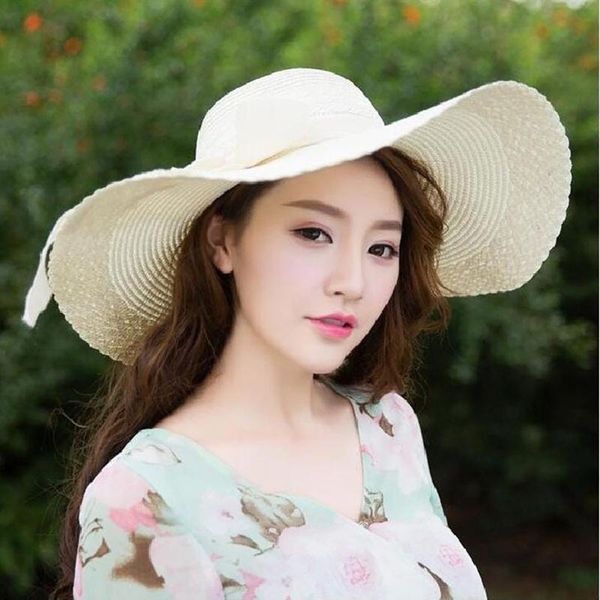 wide brim hats 2021 women's bandage lace up bowknot straw hat big floppy streetwear ladies chapeau femme, Blue;gray
wide brim hats 2021 women's bandage lace up bowknot straw hat big floppy streetwear ladies chapeau femme, Blue;gray