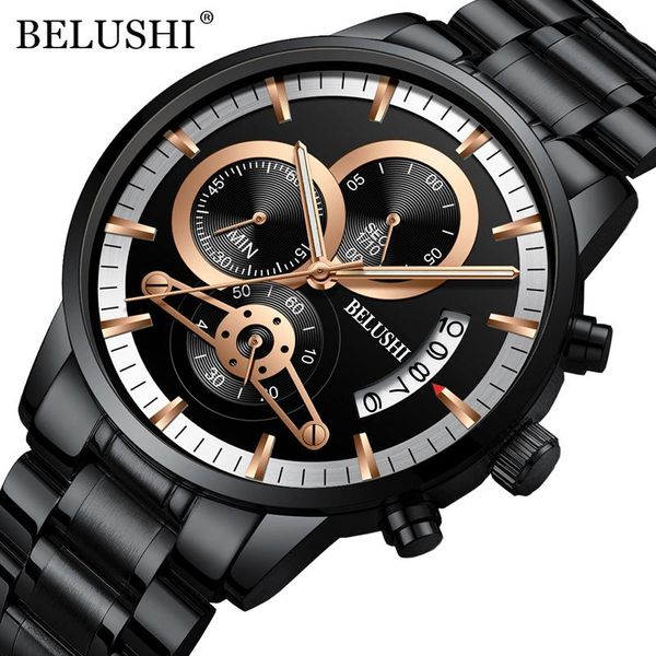 wristwatches belushi watches mens waterproof chronograph stainless steel quartz watch men sports wristwatch relogio masculino, Slivery;brown
wristwatches belushi watches mens waterproof chronograph stainless steel quartz watch men sports wristwatch relogio masculino, Slivery;brown