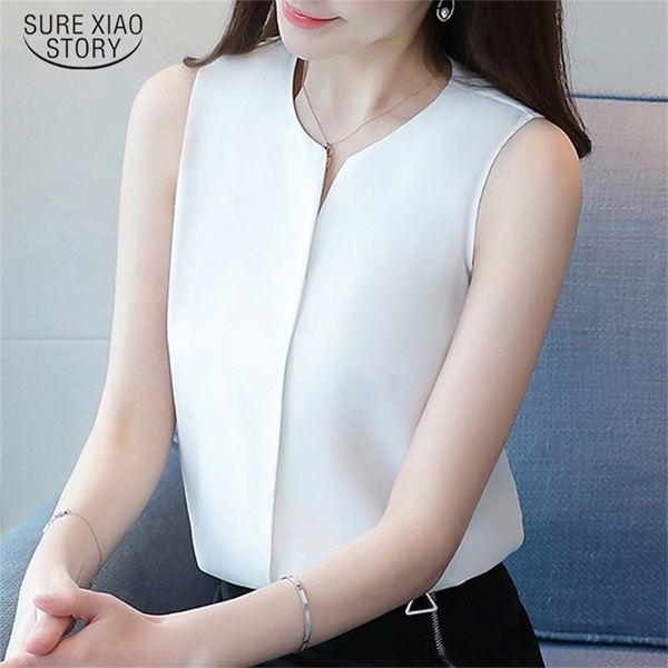 korean women blusas mujer de moda solid white fashion sleeveless female blouse summer ladies clothes blusa 9199 50 210506
korean women blusas mujer de moda solid white fashion sleeveless female blouse summer ladies clothes blusa 9199 50 210506