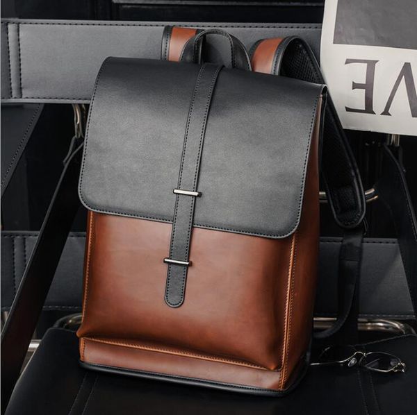 factory wholesale men leathers shoulder bags college style retro frosted leather backpack simple and versatile color matching school bag fli
factory wholesale men leathers shoulder bags college style retro frosted leather backpack simple and versatile color matching school bag fli