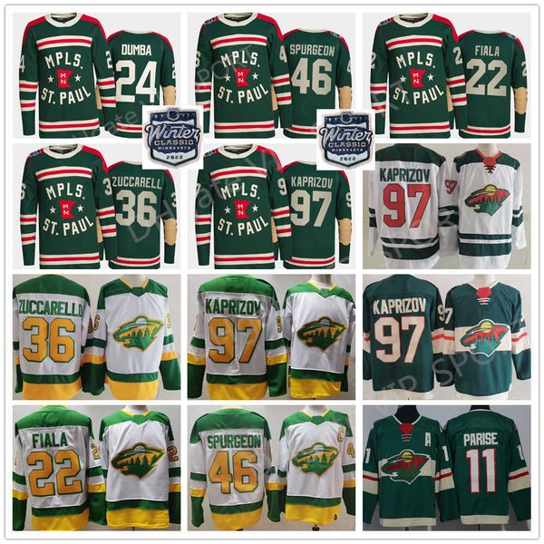 2022 winter classic hockey minnesota wild 46 jared spurgeon jerseys 97 kirill kaprizov zach parise kevin fiala mats zuccarello matt dumba, Black
2022 winter classic hockey minnesota wild 46 jared spurgeon jerseys 97 kirill kaprizov zach parise kevin fiala mats zuccarello matt dumba, Black
