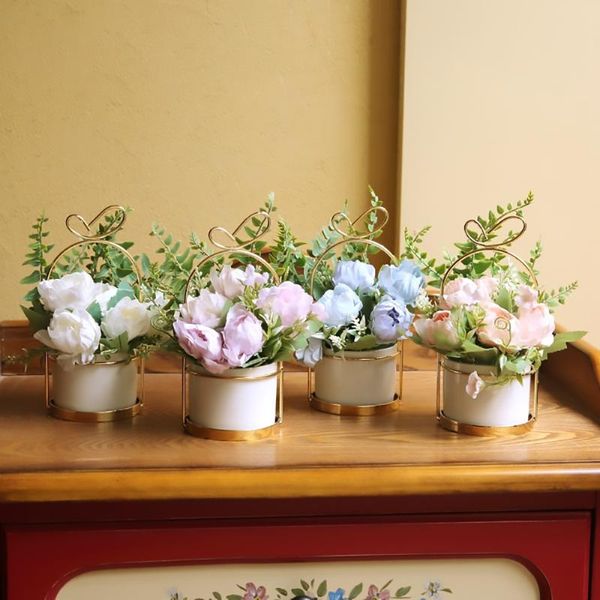 decorative flowers & wreaths nordic ceramic flowerpot silk flower 1 set simulation peony living room bedroom home decoration accessories bas
decorative flowers & wreaths nordic ceramic flowerpot silk flower 1 set simulation peony living room bedroom home decoration accessories bas