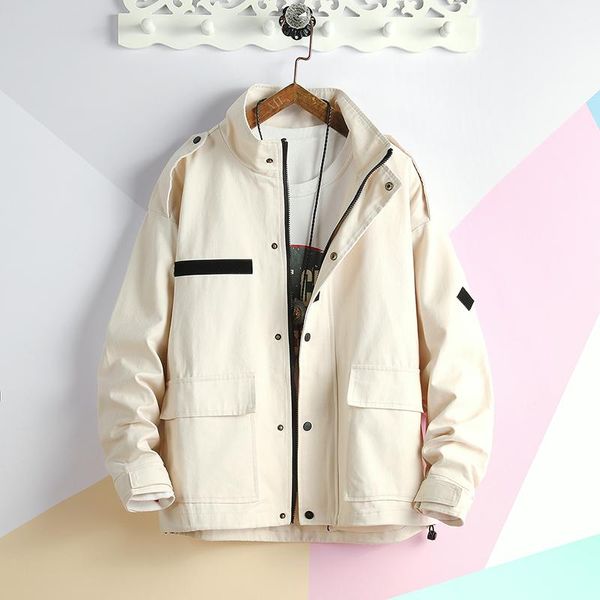 men's jackets hcxy 2021 autumn cotton jacket japanese large size tooling collar men m-5xl, Black;brown
men's jackets hcxy 2021 autumn cotton jacket japanese large size tooling collar men m-5xl, Black;brown