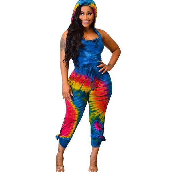 women's jumpsuits & rompers colorful tie dye hooded casual romper for women sleeveless open back streetwear summer overalls party plays, Black;white
women's jumpsuits & rompers colorful tie dye hooded casual romper for women sleeveless open back streetwear summer overalls party plays, Black;white