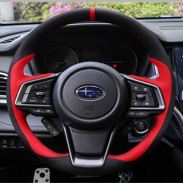 steering wheel covers diy hand-stitched black leather car cover for forester outback legacy xv auto accessories
steering wheel covers diy hand-stitched black leather car cover for forester outback legacy xv auto accessories
