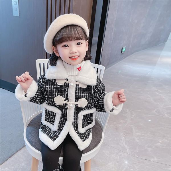 jackets classic style children coats 2021 winter girls outerwear warm plush kids casual student clothes fashion outdoor, Blue;gray
jackets classic style children coats 2021 winter girls outerwear warm plush kids casual student clothes fashion outdoor, Blue;gray