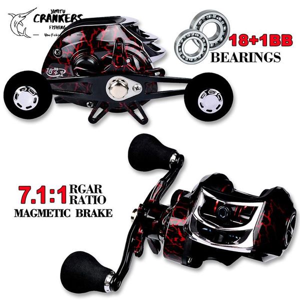 crankers 217g baitcasting fishing reel left right hand double metal spool carp bait casting for reels
crankers 217g baitcasting fishing reel left right hand double metal spool carp bait casting for reels